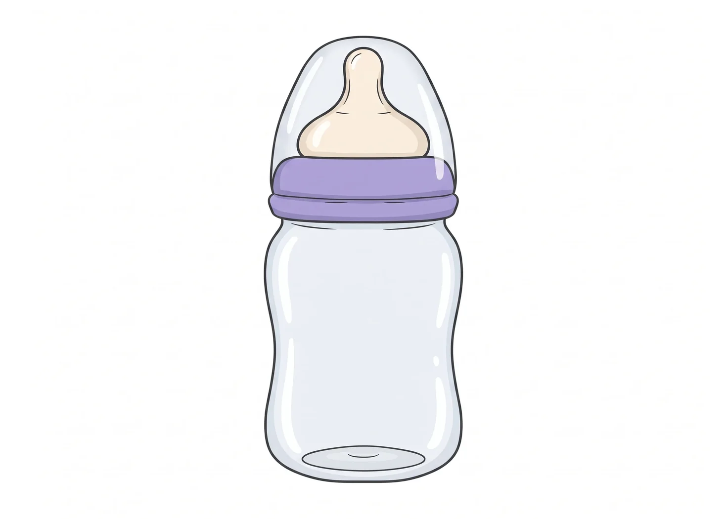 Lansinoh Babyflasche mit LeviLoop-Ring, Tagansicht